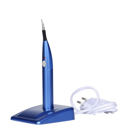 Tandheelkundige Endo draadloze Gutta Cutter Cutter Tooth Gum Cutter met 4 Tips blauwe kleur