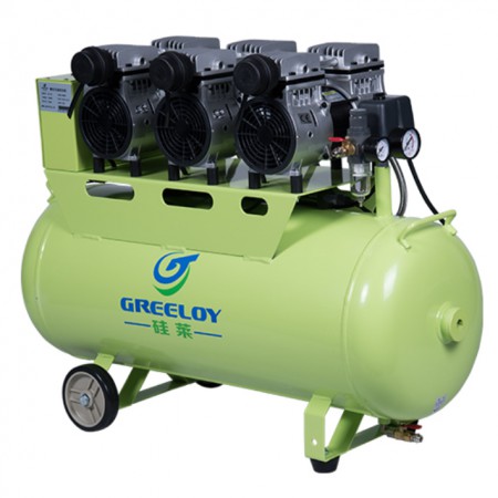 Greeloy GA-63 2.5HP 90L tandheelkundige luchtCompressor met terugslagklep