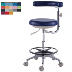 Dental Assistant's Sinstrumenten Nurse's Sinstrumenten Chair PU-leer QY500 (N) 18 kleuren