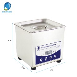 Roestvrij Staal 1.3L Industrie Ultrasone Reiniger Verwarming w / Timer Sieraden Bril