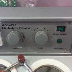 Aixin AX-D1 tandheelkundige laboratorium elektrolytische polijstmachine met twee waterbadapparatuur