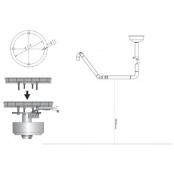 KWS KD-2012D-3C 36W LED Chirurgische Verlichting Schaduwloze Lamp Plafondmontage