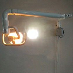 50W Wandhangende Tandheelkundige Mondlicht Lamp met Arm Schaduwloos Koud Licht