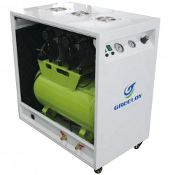 Greeloy® GA-83 Tandheelkundig luchtCompressor Olievrij Met Silent Cabinet