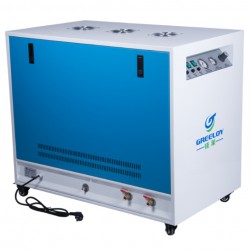 Greeloy® GA-83X Tandheelkundige luchtCompressor Olievrij met Silent Cabinet