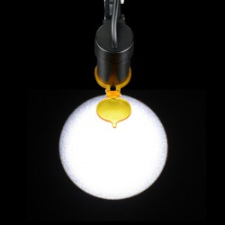 Tandheelkundige medische 5W LED hoofdlamp + filter & riemclip voor verrekijker loepen zwart