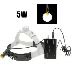 Tandheelkundige medische 5W LED hoofdlamp met filter hoofdband hoofdlamp ENT orale gynaecologie