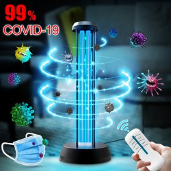 38W UV-lichtdesinfecterende UV-C-desinfectielamp met ozonafstandsbediening
