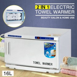 2in1 UV-Sterilisator Gezicht Warme Handdoek Warmer Kabinet Spa Salon Schoonheid Apparatuur