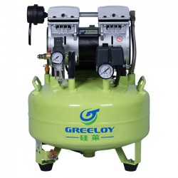 Greeloy® Tandheelkundige olievrije luchtCompressor met Silent Cabinet GA-61X