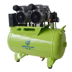 Greeloy GA-62 1.5HP 60L tandheelkundige luchtcompressor met terugslagklep