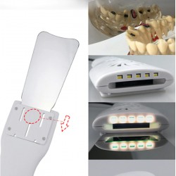 Tandheelkunde automatische ontwaseming van beeldspiegels roestvrijstalen reflectoren met LED-licht