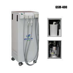 GREELOY GSM-400 Moible afzuiging tandtechniek chirurgische afzuigunit 400L/min met sterke zuigkracht