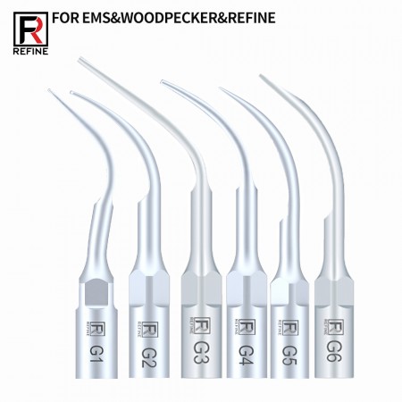 10Pcs Ultrasoon tips G1 G2 G3 G4 G5 G6 GD1 GD2 GD3 GD4 GD5 GD6 compatibel met EMS Woodpecker