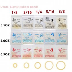 1000 stuks tandheelkundige orthodontische elastiekjes ortho-elastieken latex beugels 15 maten
