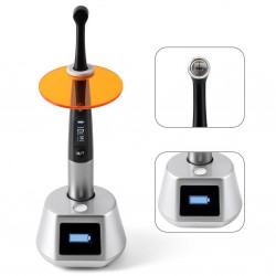 3H X-lite Q6 Tandheelkundige 1 sec draadloze LED-Uithardingslamp tandarts met lichtmeter metalen behuizing