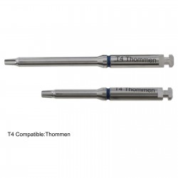 Implantaat‑schroevendraaiers hex implantaat abutment‑drivers RVS lang en kort