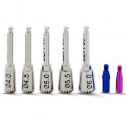 Implantaat ET‑Botprofielmeter met Guide‑schroeven 4.0 / 4.5 / 5.0 / 5.5 / 6.0