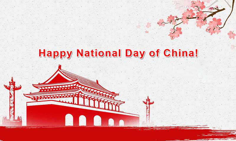Kennisgeving over de nationale feestdag van China
