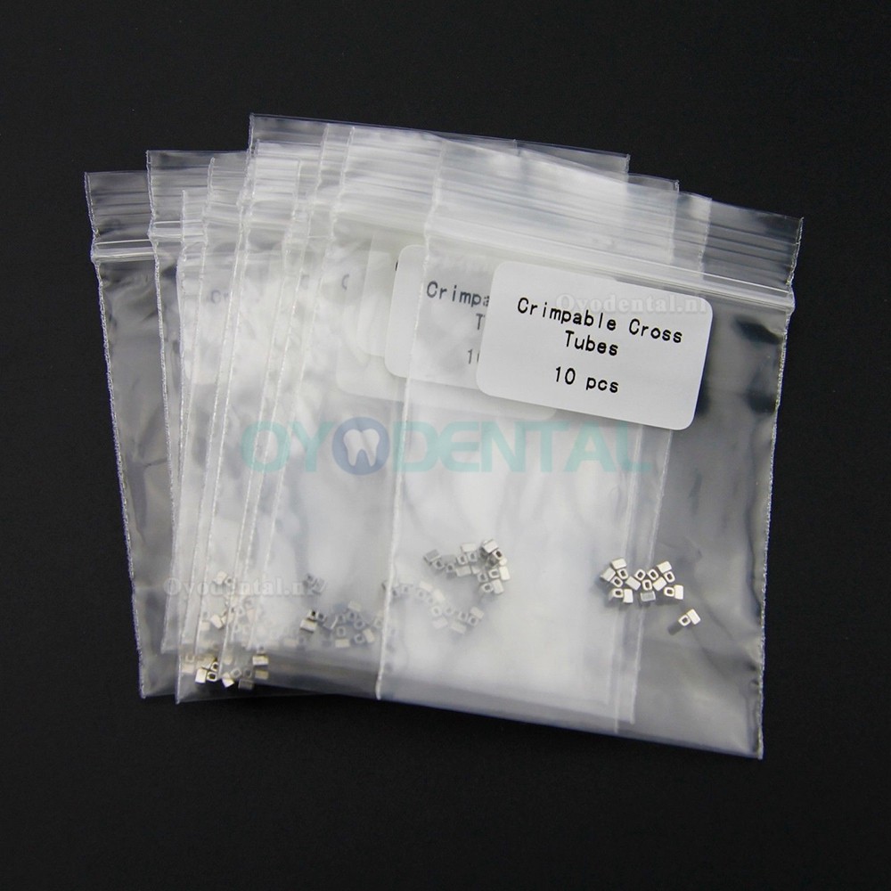 100 Pcs/10 verpakkingen Dental Orthodontisch Krimpbaar Dwarsbuis