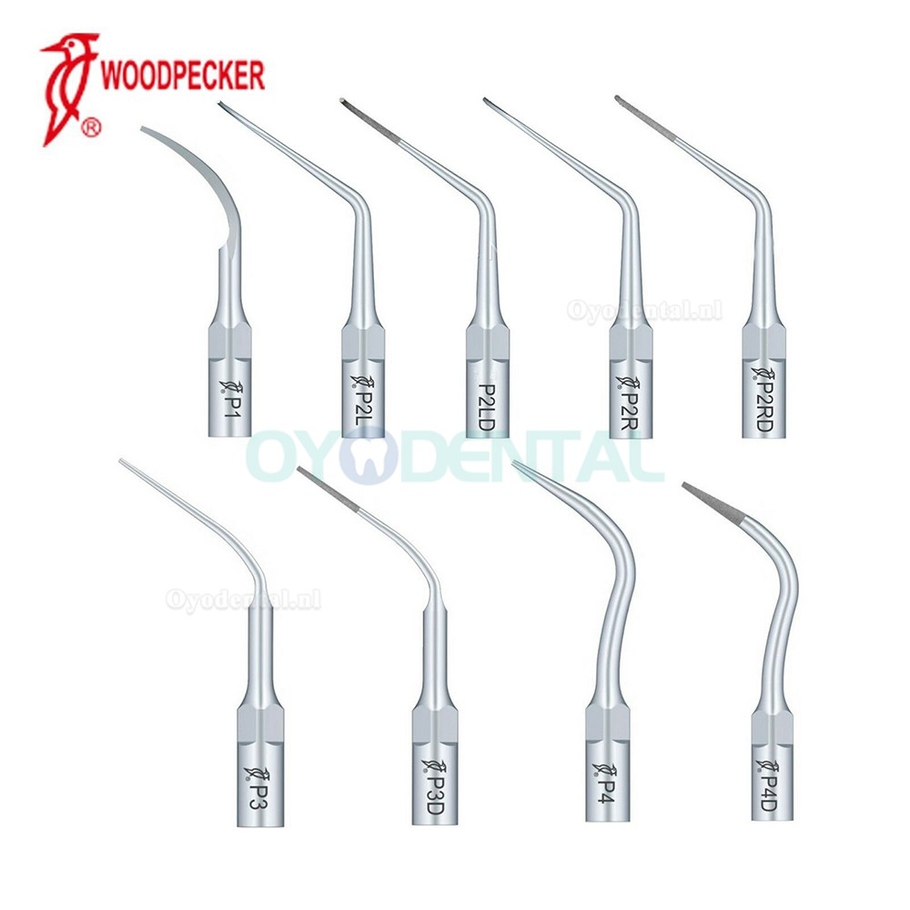 10 Stks Specht Ultrasone Scaler Tip Parodontale P1 P2L P2R P2LD P2RD P3 P3D P4 P4D