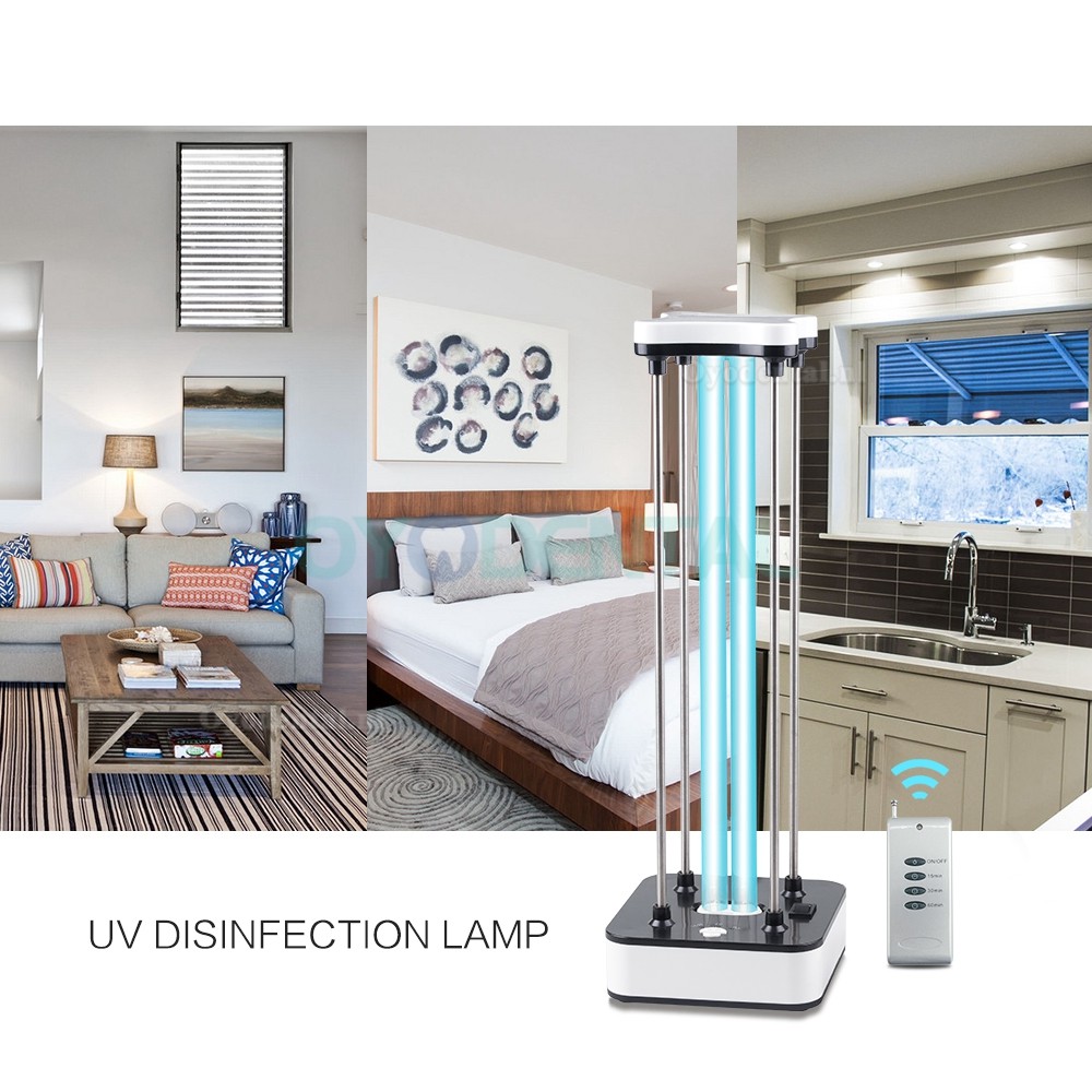 36W UV Sterilisator Timer Afstandsbediening Ultraviolet Licht Ozon UVC Ozon Desinfectielampen
