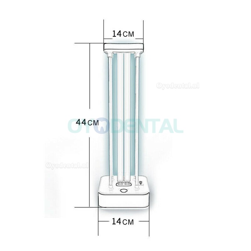 36W UV Sterilisator Timer Afstandsbediening Ultraviolet Licht Ozon UVC Ozon Desinfectielampen