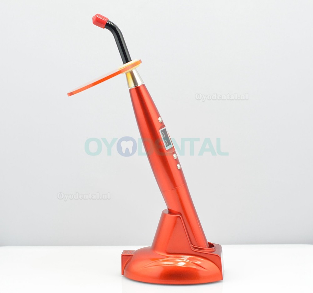 Tandheelkundige 5W draadloze draadloze LED-uithardingslamp 1500mw zwarte spechtstijl Tandheelkundige 5W draadloze draadloze LED-uithardingslamp 1500mw zwarte spechtstijl