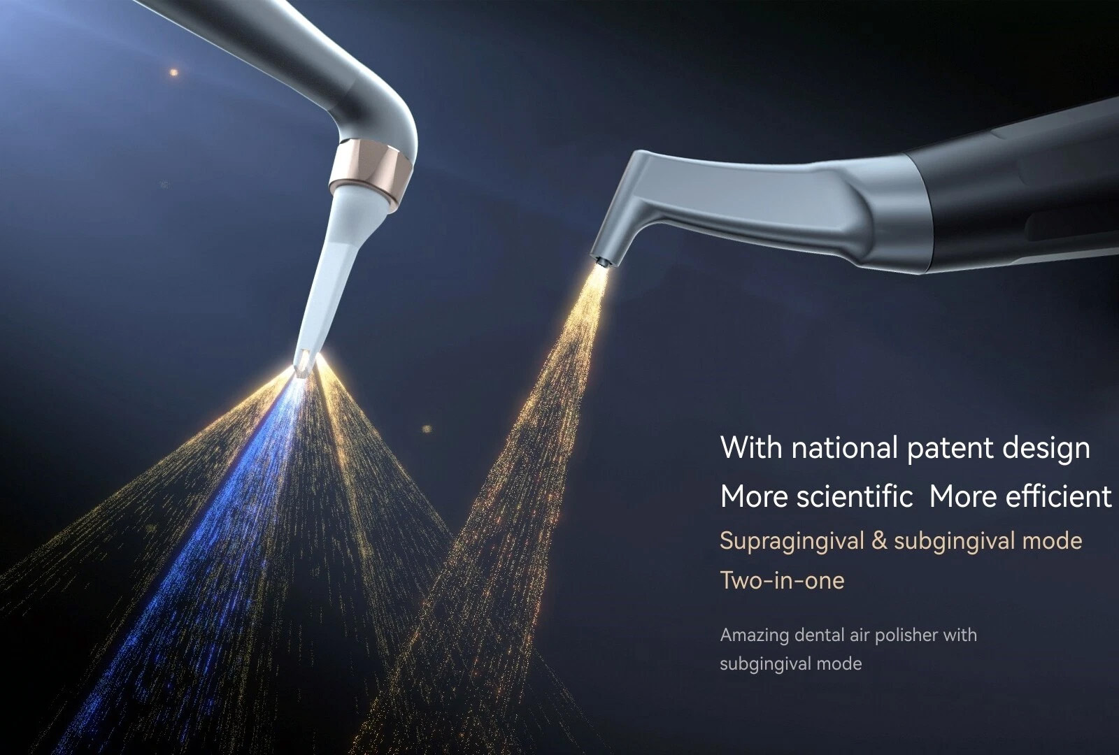 Woodpecker AP‑H Plus Dental Airflow‑polijststuk Prophy‑handstuk Supragingivaal en Subgingivaal