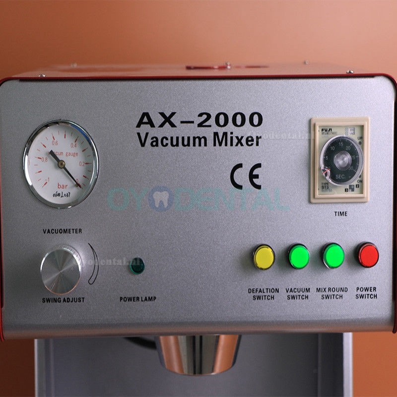 AX-2000B tandheelkundige laboratorium Vacuüm Mixer Vacuüm Mengmachine