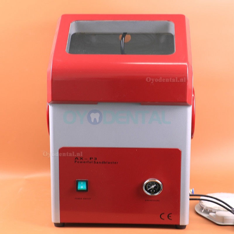Tandheelkundige laboratorium Recyclable Zandstraler Machine Lab apparatuur  AX-P3
