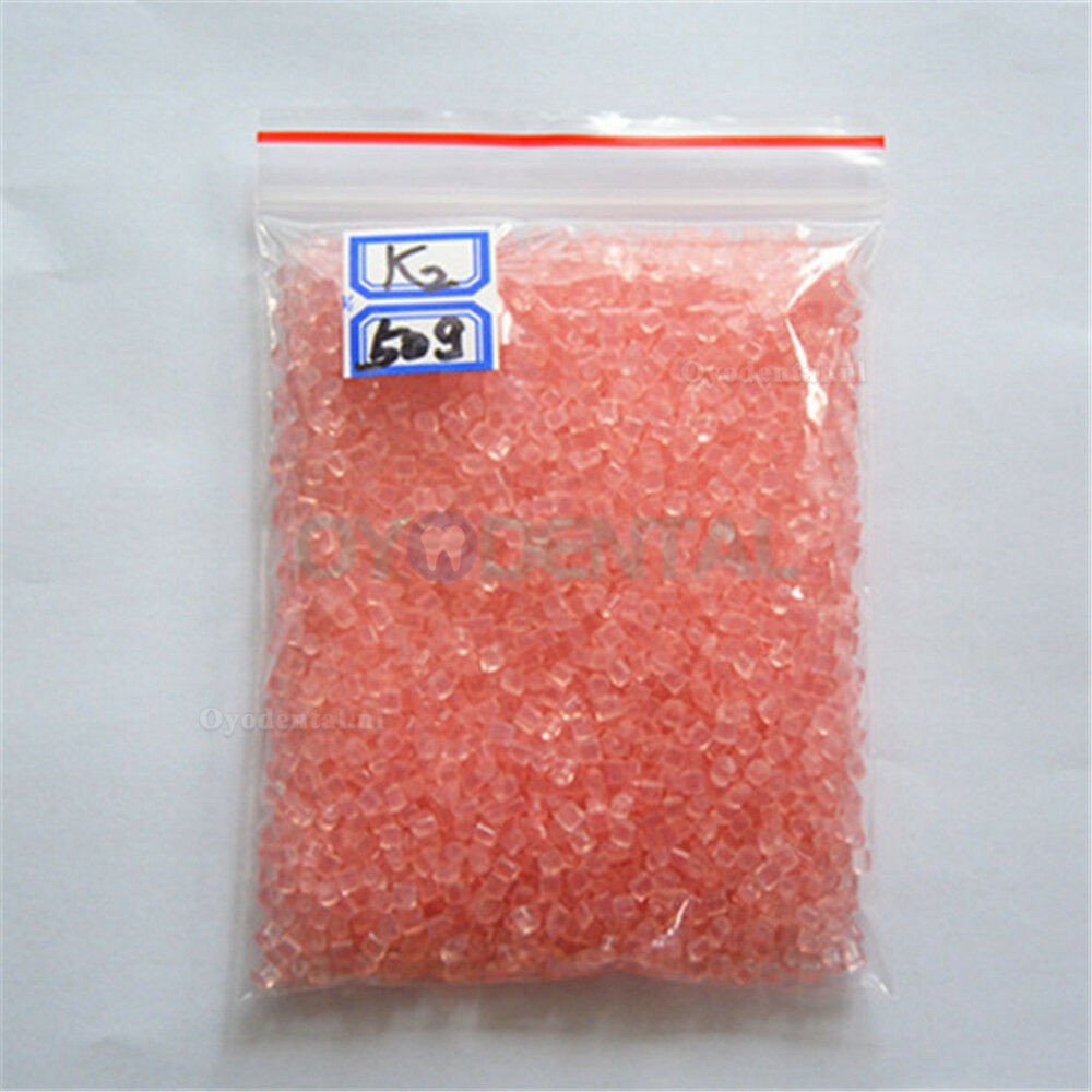 Tandmaterialen Prothese Flexibele acrylhars Deeltjesmonster 250g K1+250g K2