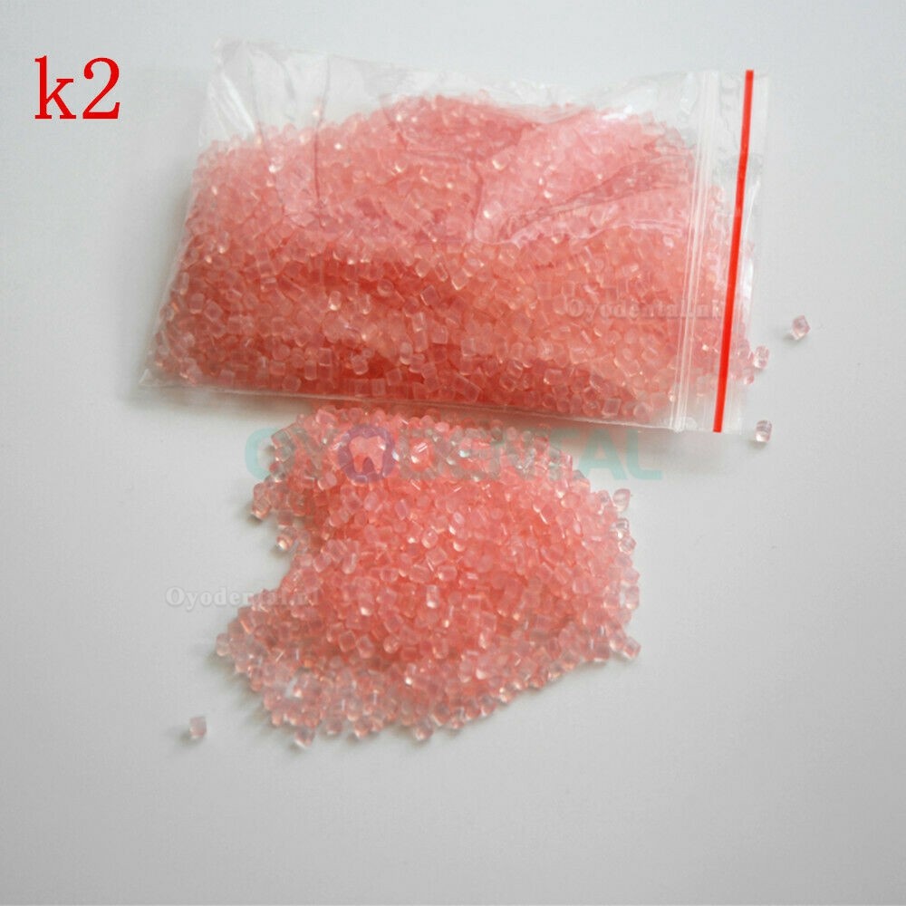 Tandmaterialen Prothese Flexibele acrylhars Deeltjesmonster 250g K1+250g K2
