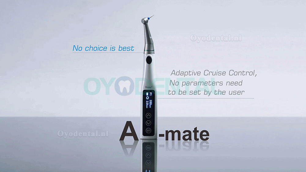 Denjoy Ai-Mate Borstelloze endodontische motor met Apex Locator Mini-hoekstuk 6:1