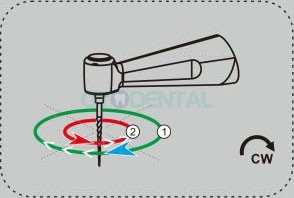 Denjoy Ai-Mate Borstelloze endodontische motor met Apex Locator Mini-hoekstuk 6:1