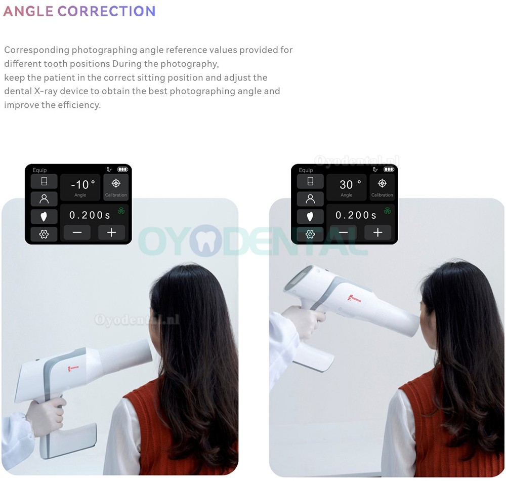 Woodpecker Ai Ray Touch Screen draagbare tandheelkundige röntgenmachine hoge frequentie