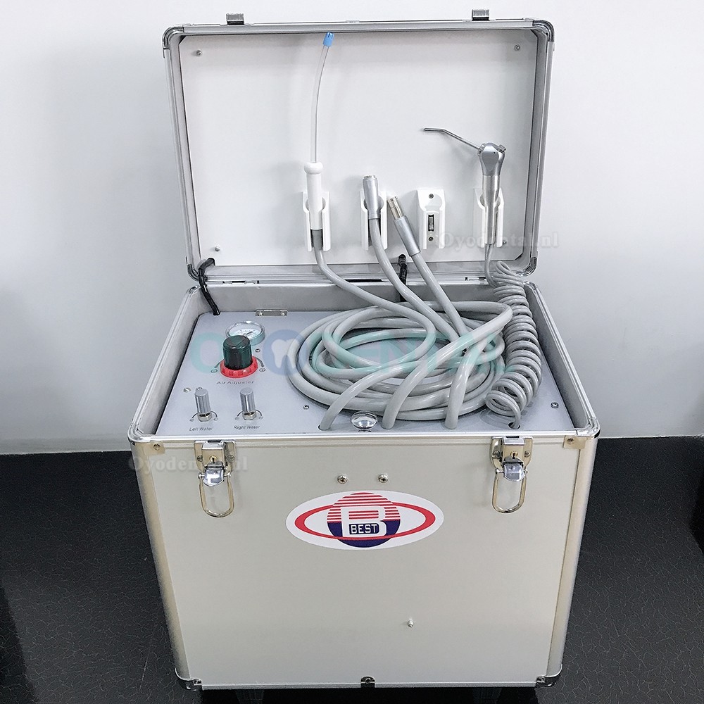 BD-402B Mobiele tandheelkundige Eenheid met luchtCompressor met wielen en stangen