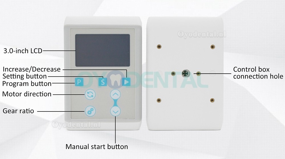 YUSENDENT COXO Dental Ingebouwde elektrische micromotor voor stoel C PUMA INT + LCD-scherm