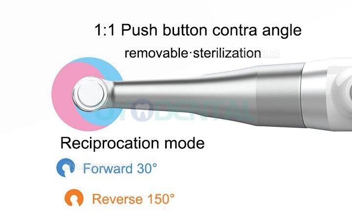 YUSENDENT COXO C-Smart-Mini Draadloze Endodontic Micromotor Hoekhoek 1:1 Drukknop