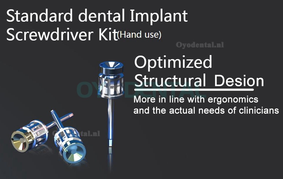 YUSENDENT COXO C-TW2 Universele momentsleutelset voor implantaten met 14 schroevendraaiers