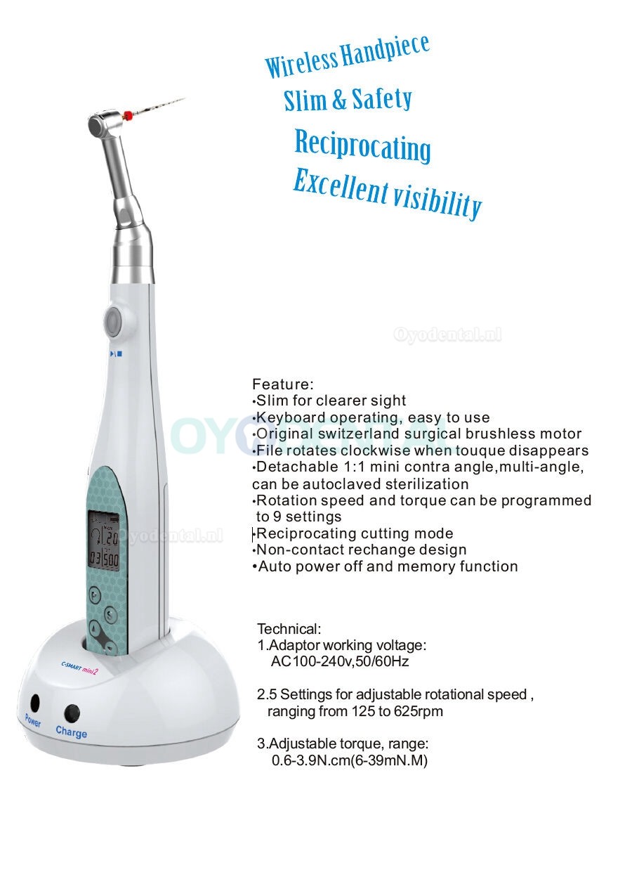 YUSENDENT COXO C-Smart Mini2 draadloze endodontische micromotor Endo handstuk