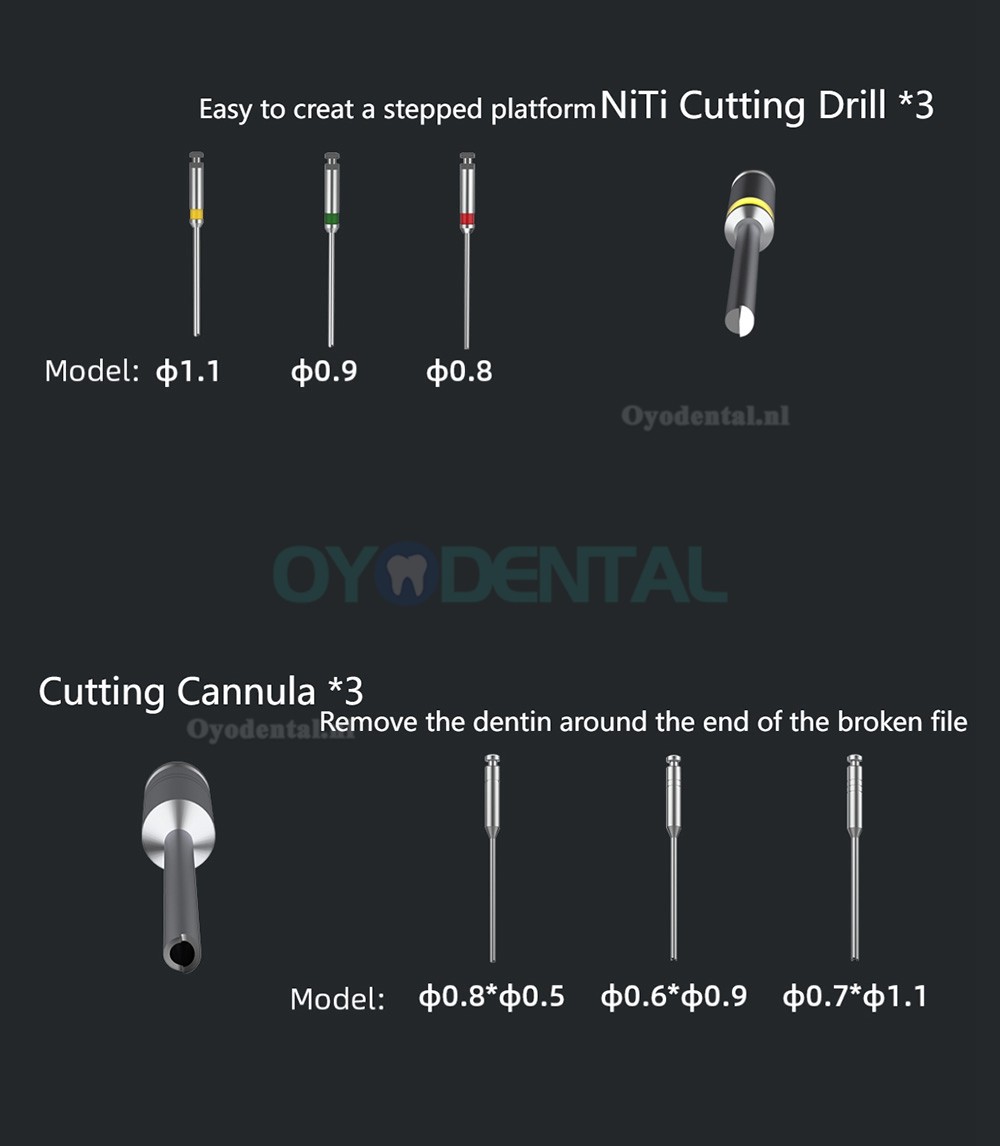 YUSENDENT COXO C-FR1 Endodontische behandeling kapotte instrument endo bestandsverwijderingstoolkit