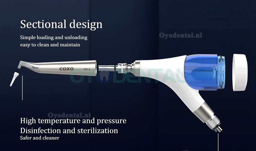 YUSENDENT COXO CP-1 2 in 1 Tandheelkundige luchtpolijstmachine (supragingivaal + subgingivaal)