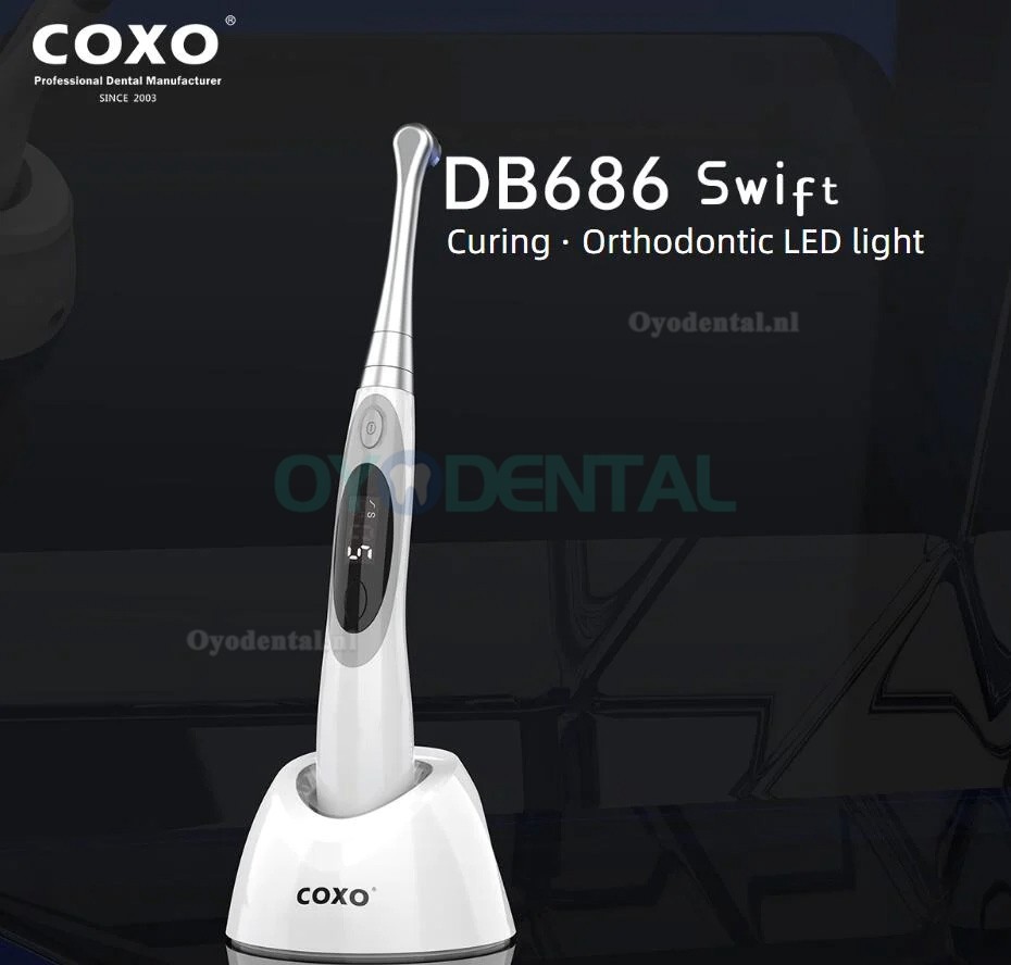 YUSENDENT COXO DB-686 Swift Orthodontie LED Draadloze Uithardingslamp med Kariesdetektering