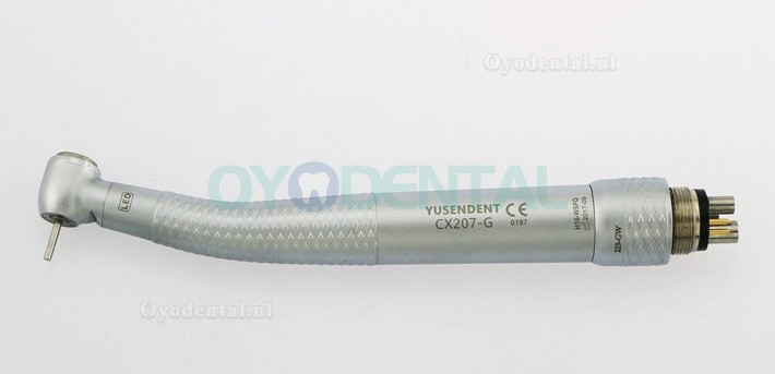 YUSENDENT® CX207-GW-PQ glasvezel turbine handstuk W&H compatibel (koppeling x1 + turbine x3)