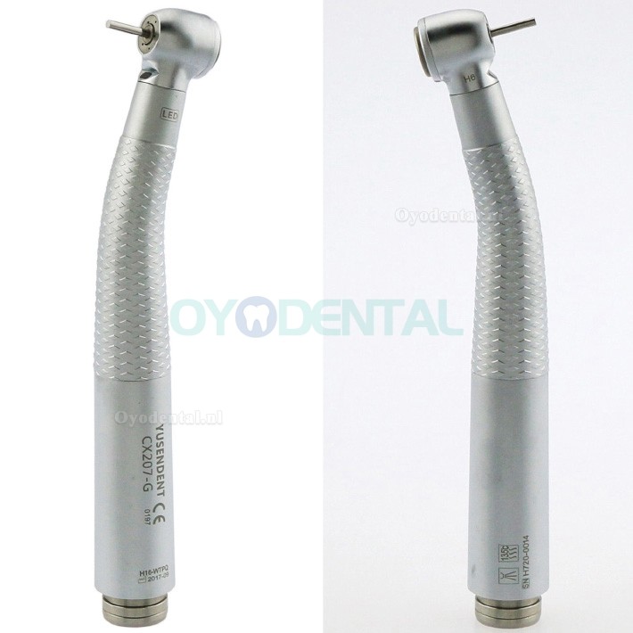 YUSENDENT® CX207-GW-TP Dental Led Turbine Handstuk Compatibel W&H (zonder koppeling) YUSENDENT® CX207-GW-TP Dental Led Turbine Handstuk Compatibel W&H (zonder koppeling)