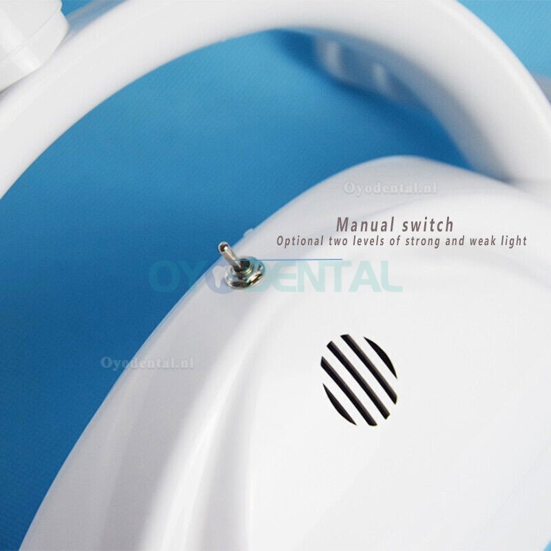 Plafondgemonteerde tandartslamp Orale LED-operatielamp Examenschaduwloze 6 LED-lens met arm Plafondgemonteerde tandartslamp Orale LED-operatielamp Examenschaduwloze 6 LED-lens met arm