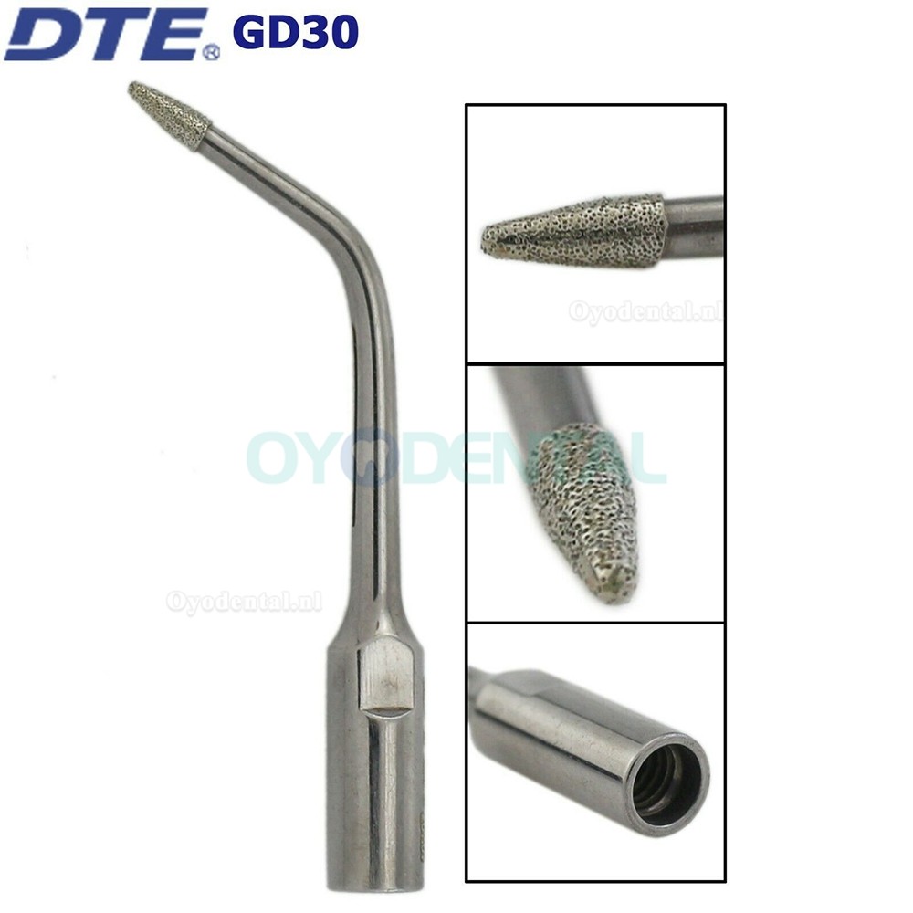 5Pcs Woodpecker DTE Tip voor tandheelkundige scaler Voorbereiding van de holte GD30 compatibel met NSK SATELEC