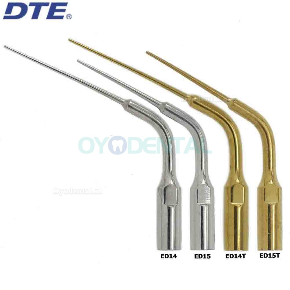 5Pcs Woodpecker Dental DTE Tip voor scaler endodontie ED14 ED14T ED15 ED15T compatibel met SATELEC NSK