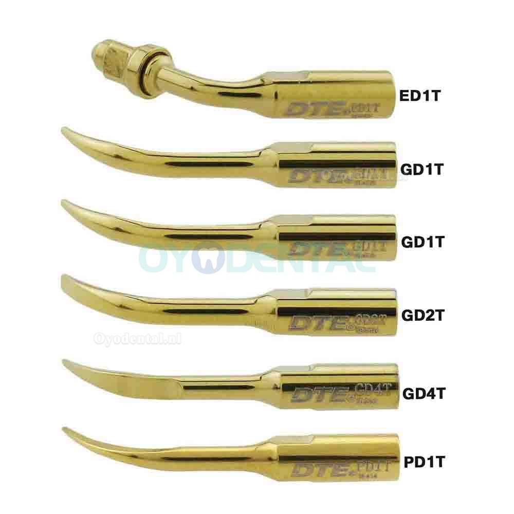 Woodpecker DTE Ultrasone scalertip Schalen endodontie GD1T GD2T PD1T ED1T compatibel met Satelec / NSK